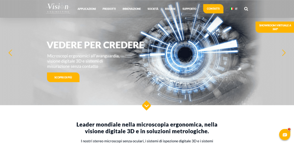 Vision eng ita homepage